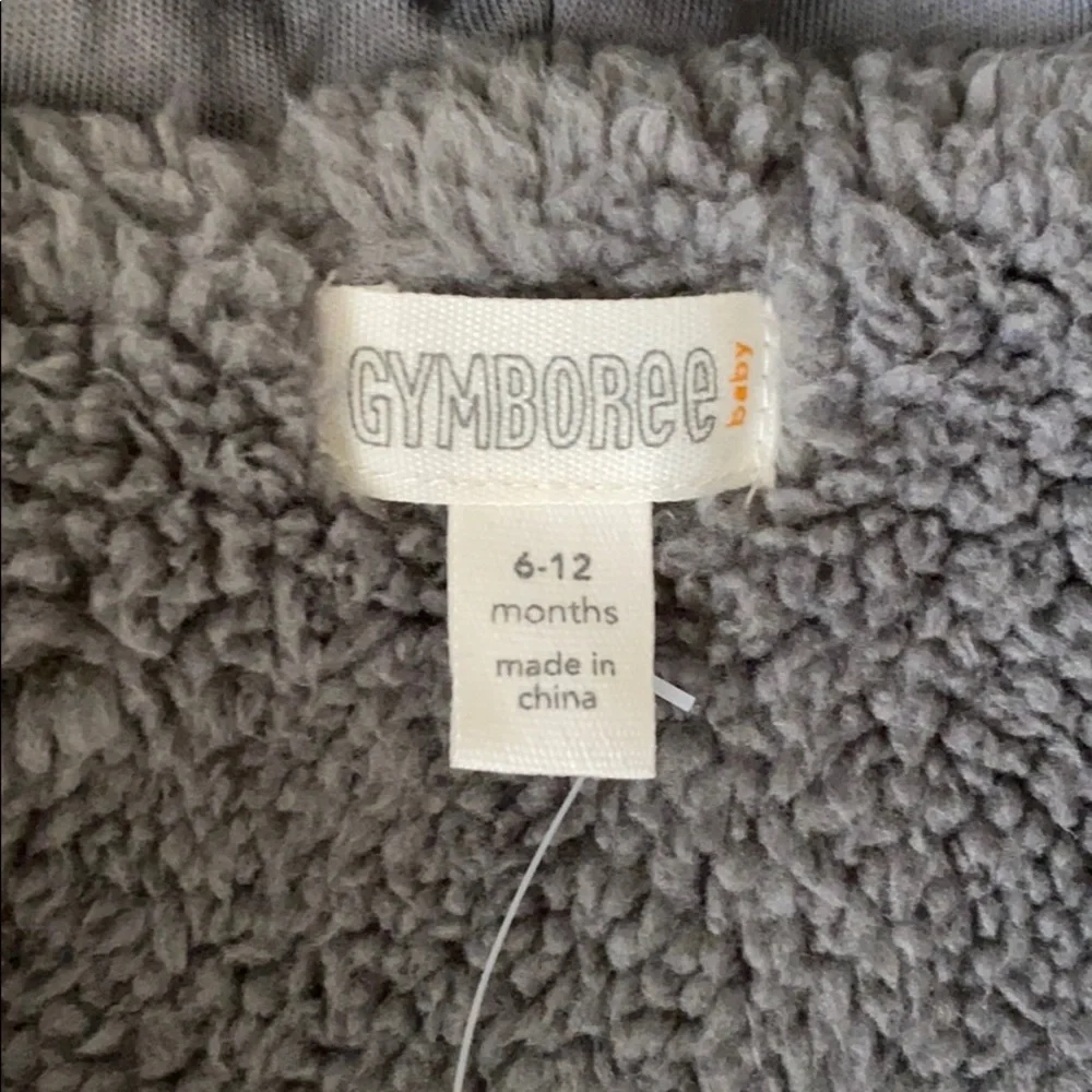NWT Gymboree Sherpa style baby vest